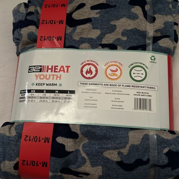 32 Degrees Youth Soft Cozy Sleep 4-piece Set M 10/12 - Picture 2 of 2